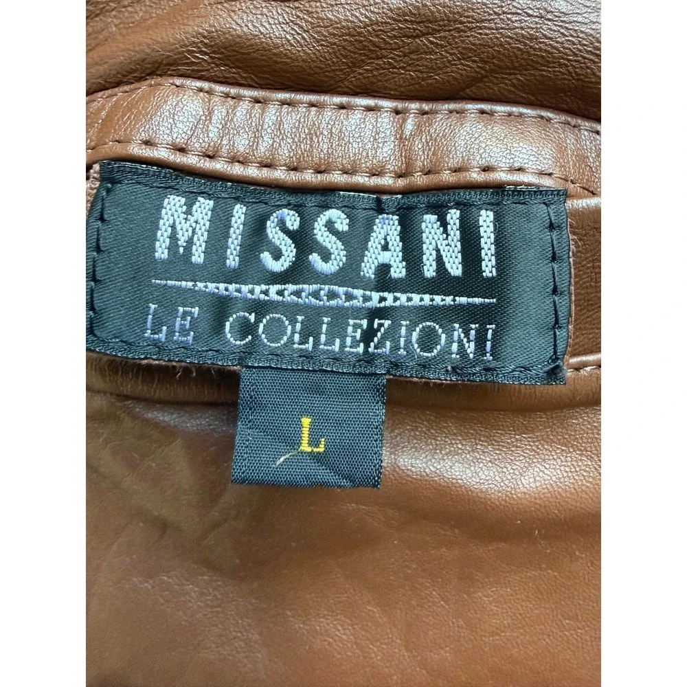 MISSANI LE COLLEZIONI Women's Brown Leather, suede, shacket